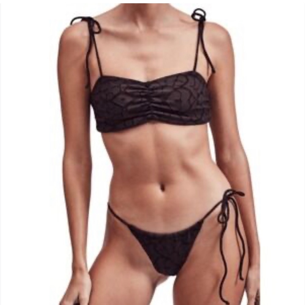 DEVON WINDSOR SafariTextured Bikini Rylie Top & Reign Bottom XL